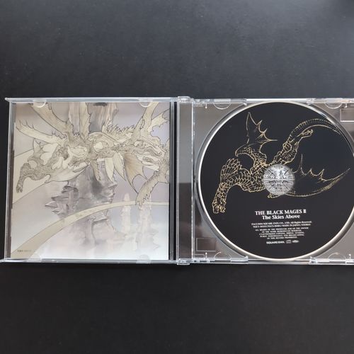 Inside of the second CD album box showing the CD