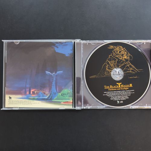 Inside of the third CD album box showing the CD