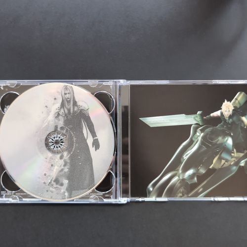 Inside of the CD album box showing the CD2