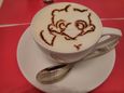 Chocobo art latte