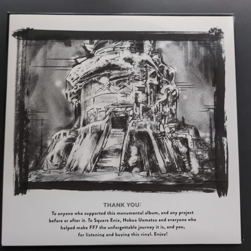 Vinyl paper cover with illustration