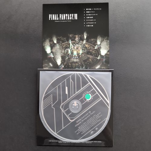 Le CD et la liste des pistes