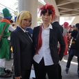 Final Fantasy VII cosplayers: Reno and Elena