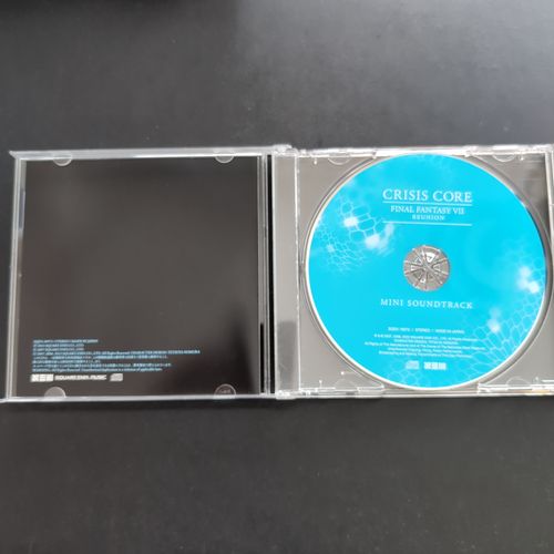 Inside of the CD album box showing the CD