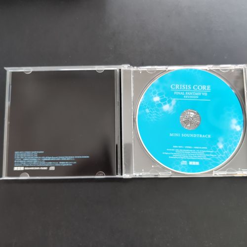 Inside of the CD album box showing the CD