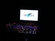 Logo Final Fantasy VII affiché pendant le concert