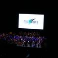 Final Fantasy VII logo shown during the concert