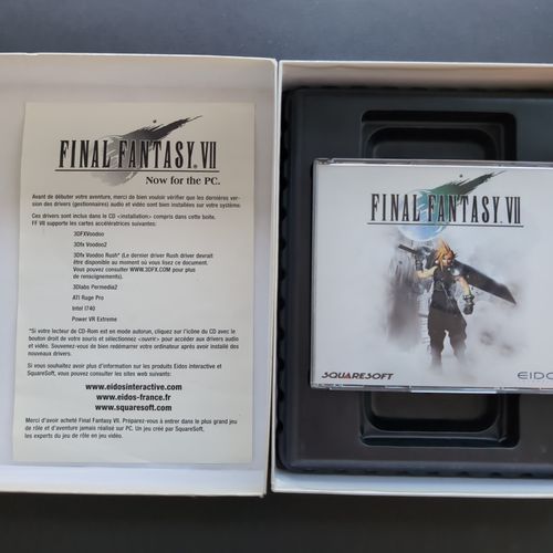 PC Box inside and CD box front