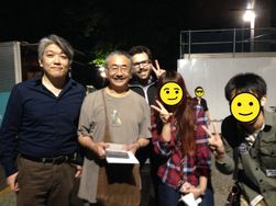 Nobuo Uematsu, Masashi Hamauzu et moi-même