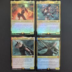 4 MTG FF7 cards