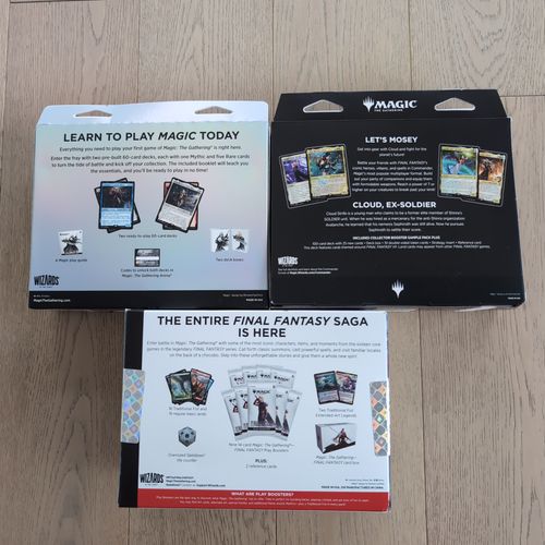Starter kit, commander deck, bundle back