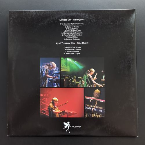 Back cover of the album box