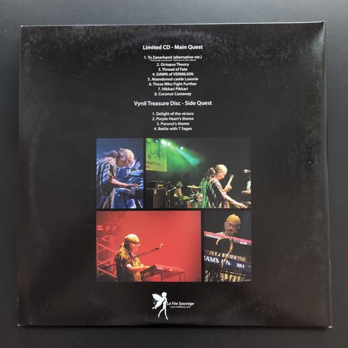 Back cover of the album box
