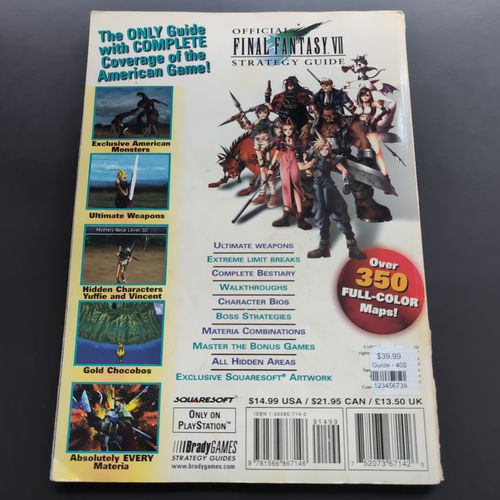 Back cover of the book showing several screenshots and explaining the book content.