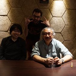 Hiroyuki Nakayama, Nobuo Uematsu and myself