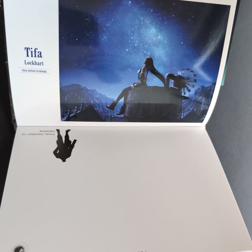 FF7 Remake Postcard book back