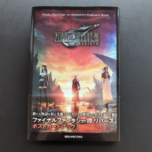 FF7 Remake Postcard book inside