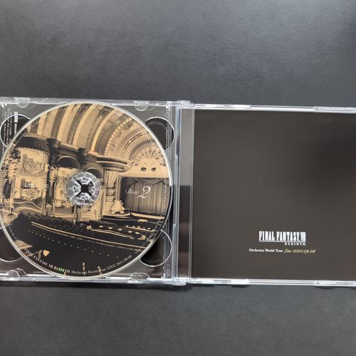 Inside of the CD album box showing the CD2