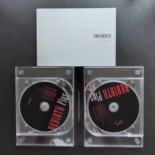 Inside of the CD album box showing the CDs