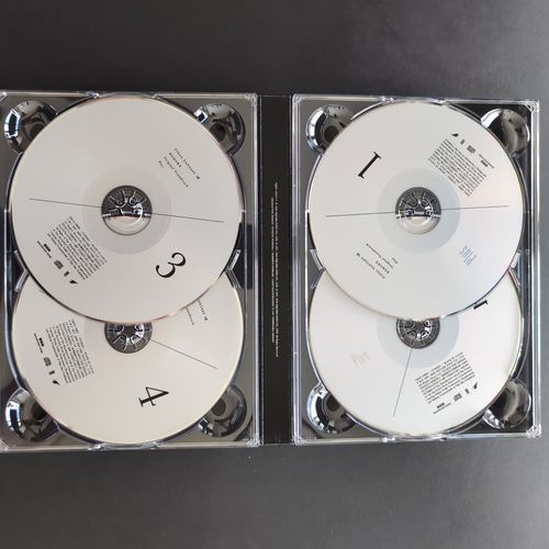 Back cover of the CD album box