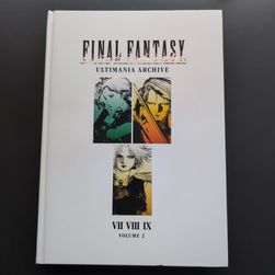 Front cover of the book featuring portraits of the main characters from VII, VIII, and IX.