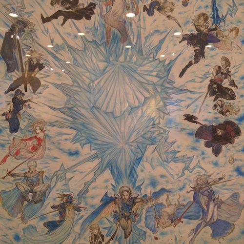 Final Fantasy 25th anniversary illustration